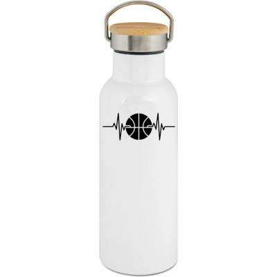 123TRIKO termoska EKG, basketbal, černý potisk 500 ml