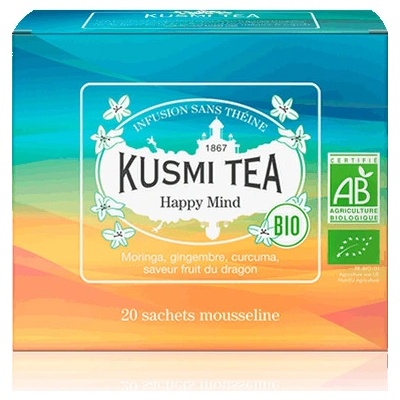 Kusmi Tea Porcovaný bylinný čaj Happy Mind Bio 20 sáčků