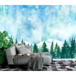 Art Gift Decor Фототапет Снежинки в планината