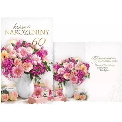 Přání MFP k narozeninám 60 M11-515 H s textem