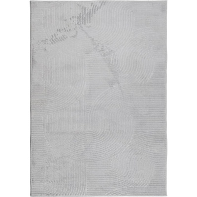 Килим " IZA" с къс косъм, скандинавски вид, сив, 160x230 см