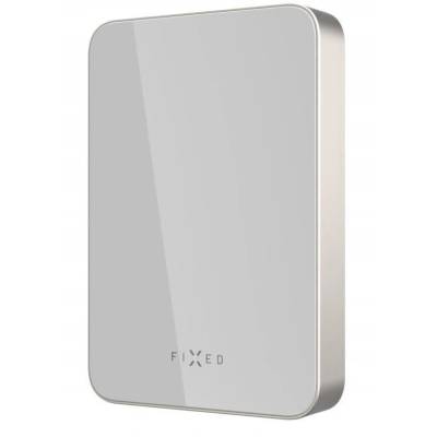 FIXED Преносим заряден акумулатор MagZen 10 Crystal Qi2 10000 mAh от титан (FIXZENMC-10-TI)