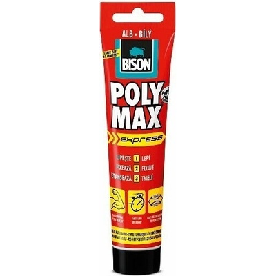 BISON POLY MAX express white 165g lepiaci tmel (BIS31078)