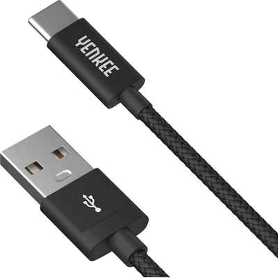 YENKEE Кабел Yenkee - 301 BK, USB-A/USB-C, 1 m, черен (2075100279)