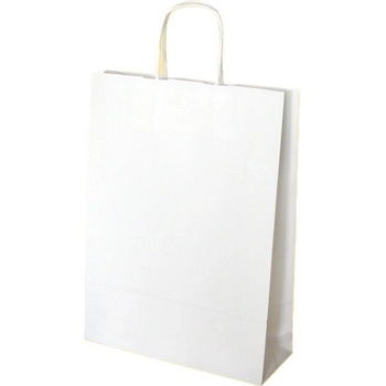 Бяла хартиена чанта ep 410 25бр (е-3450)