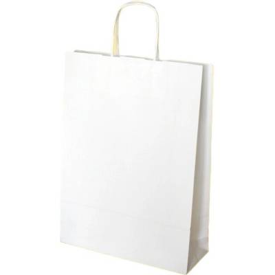 Бяла хартиена чанта ep 410 25бр (е-3450)