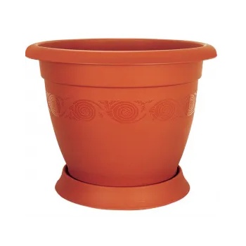 Image 1 of IRAK PLASTİK Саксия Лукс n-25 (ls-025) кафява 4, 75л (0131418)