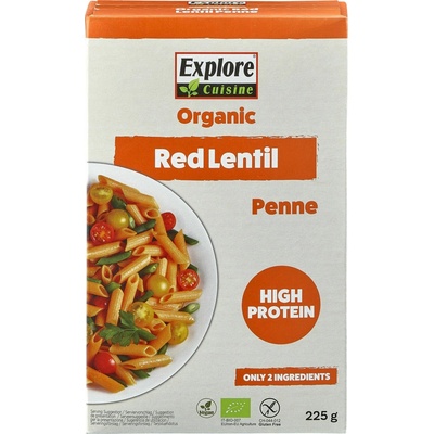 Explore Cuisine Penne z červené čočky 225 g