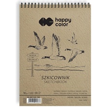 CBPAP Blok skicák BIRDS A4 bílý 90 g m2 80 listů Happy Color