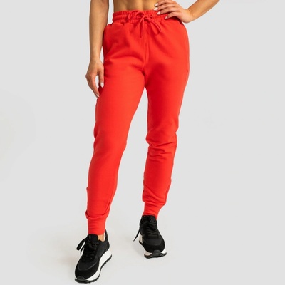 GymBeam dámske tepláky limitless hot red