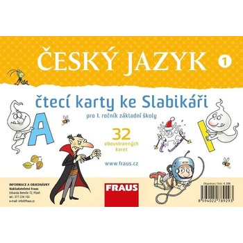 Český jazyk 1.roč čtecí karty ke slabikáři Nová generace Fraus – Kolektiv