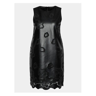 Sisley Ежедневна рокля 40R7LV04M Черен Regular Fit (40R7LV04M)