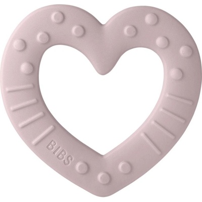 Bibs Baby Bitie Heart Pink Plum