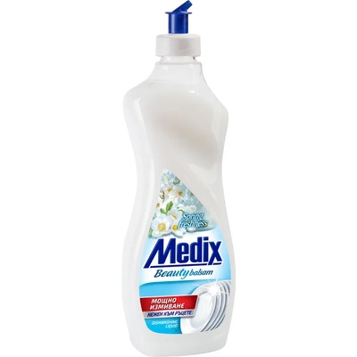 MEDIX почистващ препарат за съдове с балсам , Spring freshness, 415