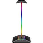 New Bee Premium Стойка за слушалки New Bee Z8 RGB, USB Hub, Черна (Z8 RGB)