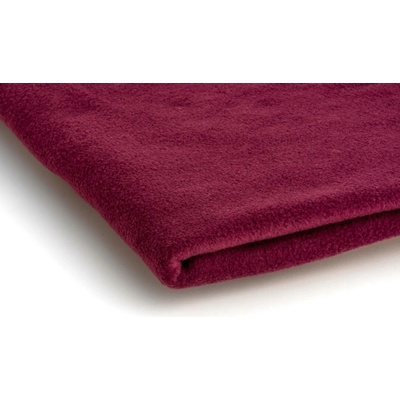 Polar fleece látka 200 g/m², šířka 150 cm, bordový, metráž