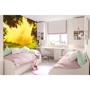 DIMEX ART Самозалепваща се флизелинова фототапета вълшебна поляна 375 x 250 см