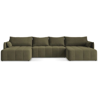 makamii Разтегателен ъглов диван с място за съхранение в цвят каки (U форма) Moku - Makamii (MOKU_UF_41_P1_C2)