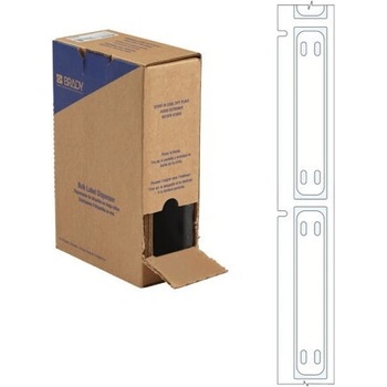 Brady BM-10x60-7643-WT-L / 312195, Bulk BMP71 Heatex Маркери за кабели, 60.00 mm x 10.00 mm (312195)