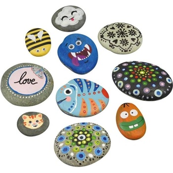 Buki France Креативен комплект за рисуване върху камъни