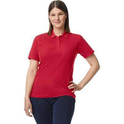 Gildan Dámska polokošeľa G64800L Red