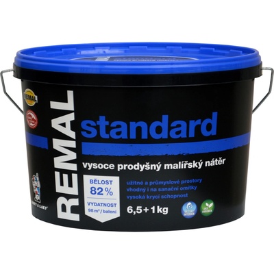 REMAL Standard vysoko priedušná farba na stenu, 6,5+1 kg