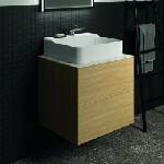 Ideal Standard Долен шкаф Ideal Standard Atelier Conca, светло дъбово покритие, 2 чекмеджета, 60 см (T4355Y6)