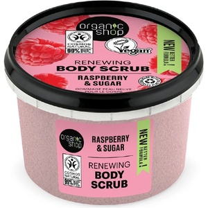 Organic Shop Raspberry & Sugar Renewing Body Scrub 250 ml Лосион за тяло