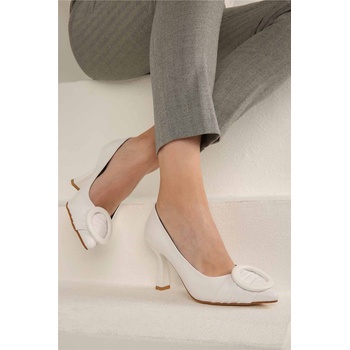 Moda Trend Дамски елегантни обувки - Бели #321737 (321737_Бяло)