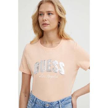 Guess Памучна тениска Guess в оранжево W4GI31 I3Z14 (W4GI31.I3Z14)