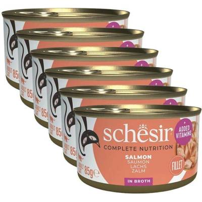 Schesir Cat in Broth losos 6 x 85 g