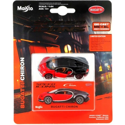 Maisto Bugatti Chiron Sport červená 1:24