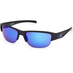 Adidas Мъжки очила за колоездене Adidas eyewear ES0006 Mirror S3 Cycling glasses - Matte Black / Blue Mirror - размер One Size (205-7202-0111)