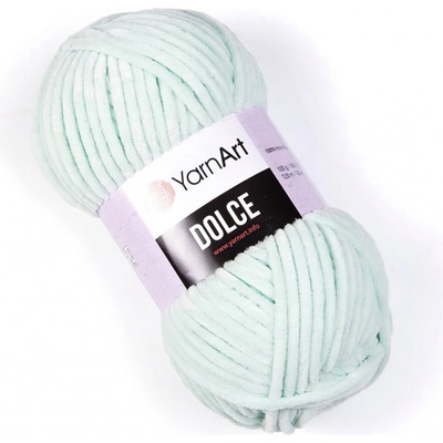 YarnArt Pletací příze DOLCE 753 světle zelená, efektní, 100g/120m