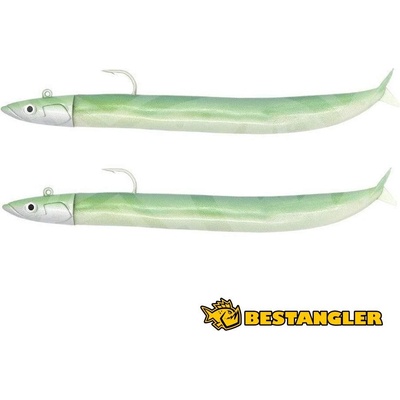 Fiiish Crazy Sand Eel n°2 120 mm Double Combo Offshore 15g Pearl Green