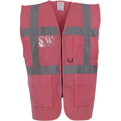 Yoko reflexná multifunkčná vesta HVW801 Fluorescent Pink