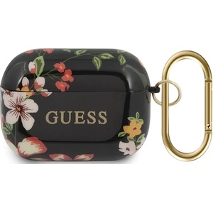 Guess калъф за AirPods Pro черен N. 4 Flower Collection GUACAPTPUBKFL04