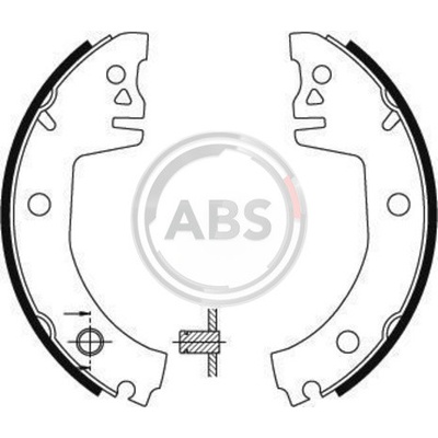 A.B.S. Sada brzdových čeľustí 8911