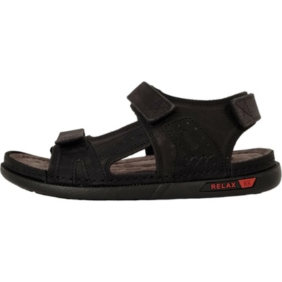 Medi Line Nubuck 3 pánske sandále čierne