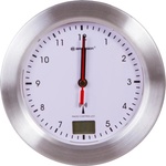 Bresser Часовник Bresser MyTime Bath, механичен/цифров, термометър, cтенен, непромокаем, бял (LV73786) Будилник