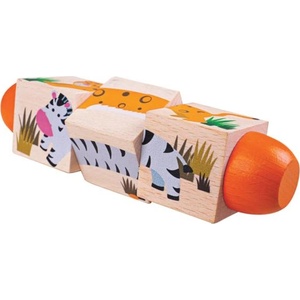 Bigjigs Toys Моторен цилиндър живот в джунглата (BJ077)