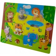 Tulimi zábavné puzzle vkládací Zoo malé