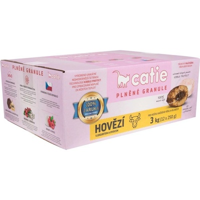 CATIE plněné granule HOVĚŽÍ 3 kg