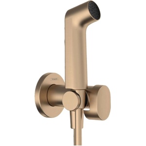Hansgrohe - Скрита смесителна батерия за биде, с душ, матиран бронз 29232140 (29232140)