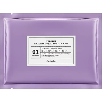 Dr. Althea Premium Squalane Silk Mask - Хидратираща текстилна маска със сквалан 1бр/28г