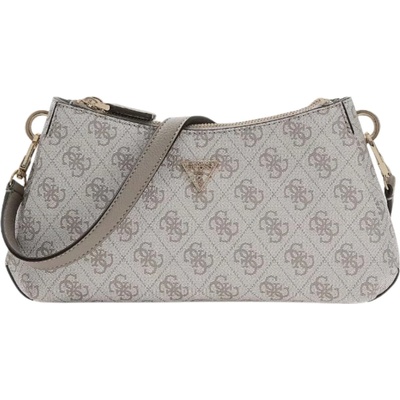 Guess kabelka BG967273 Dark taupe logo