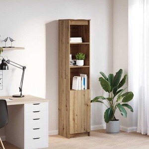 vidaXL Highboard Artisan Дъб 37, 5x35x180 cm Инженерна дървесина (861678)