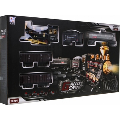 Mamido Velká vláčkodráha s parní lokomotivou a 3 vagóny – Zbozi.Blesk.cz