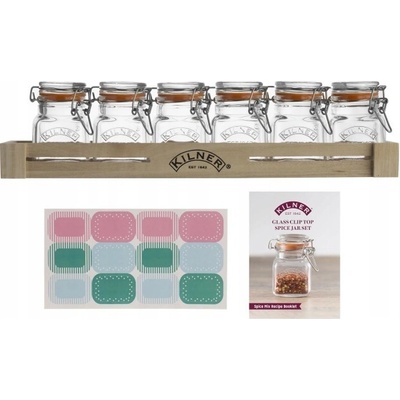Kilner Sada sklenic v krabičce s etiketami 70 ml 6 ks