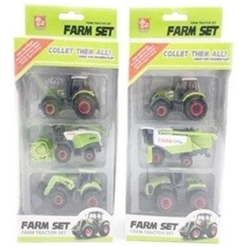 HM Studio Traktor kombajn a nakladač 1:64